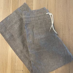 NWOT Grey linen athleta pants